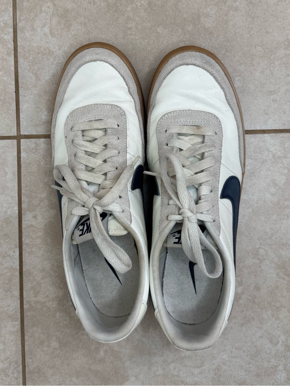 Nike Killshot 2 White Trainers Low-Top Sneakers Men’s Size 8.5 Athletic Active - Picture 5 of 11